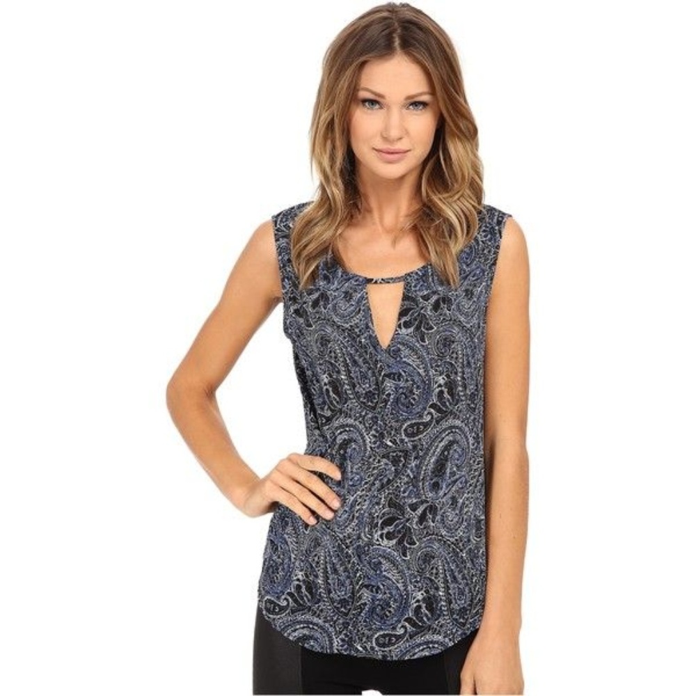 Velvet Carlina Printed Challis Tank XS